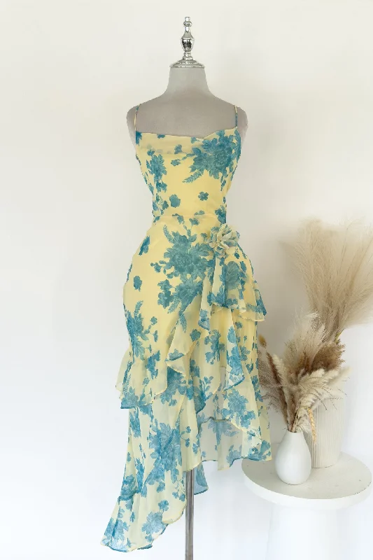 Midi dresses with button - front designs for a classic touch Maia Floral Maxi Dress