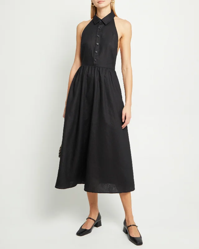 Midi dresses with tiered skirts for a bohemian festival look Casey Dress
