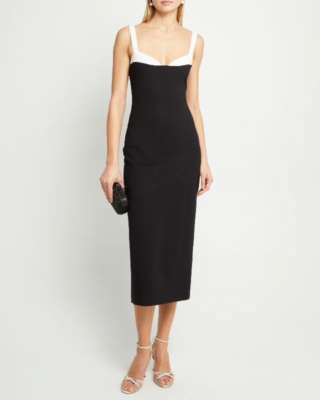 Midi dresses with pleated skirts for a timeless and elegant appeal Clare Dress
