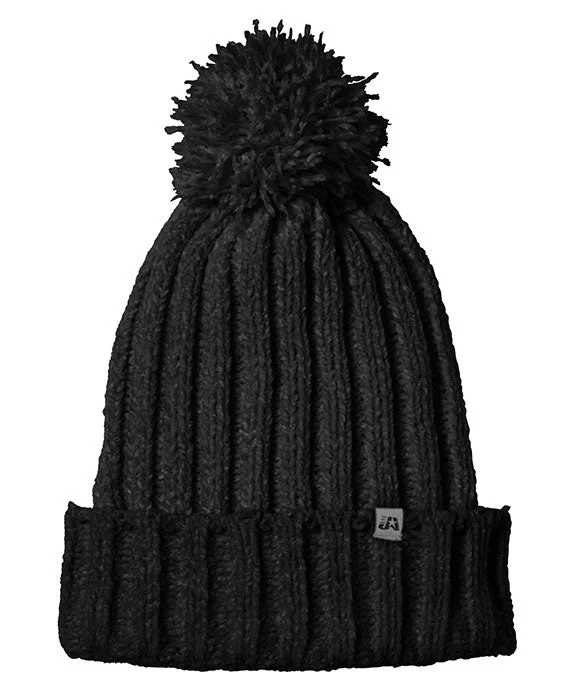 Women's sweatshirt with a mesh panel insert for breathability during workouts5008JA - J America Cushy Knit Hat Women's sweatshirt with a mesh panel insert for breathability during workouts5008JA - J America Cushy Knit Hat