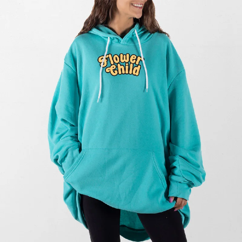 Women's color - block hoodie combining bold hues for a fashion - forward statementFlower Child Giant Hoodie Women's color - block hoodie combining bold hues for a fashion - forward statementFlower Child Giant Hoodie