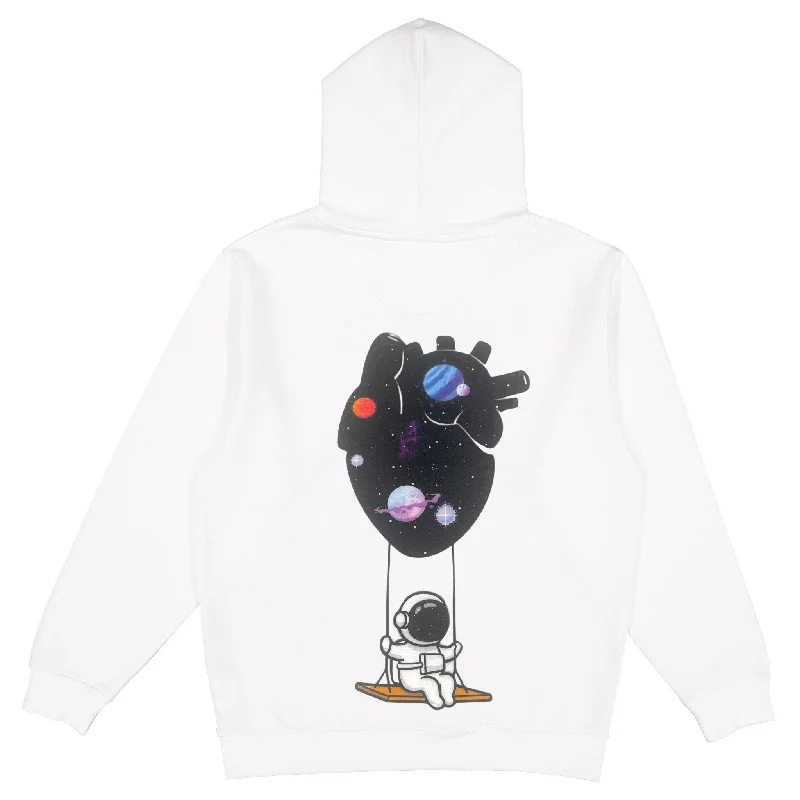 Women's cropped sweatshirt with a slogan graphic for a fun and expressive lookSpace For Dreams Hoodie Women's cropped sweatshirt with a slogan graphic for a fun and expressive lookSpace For Dreams Hoodie