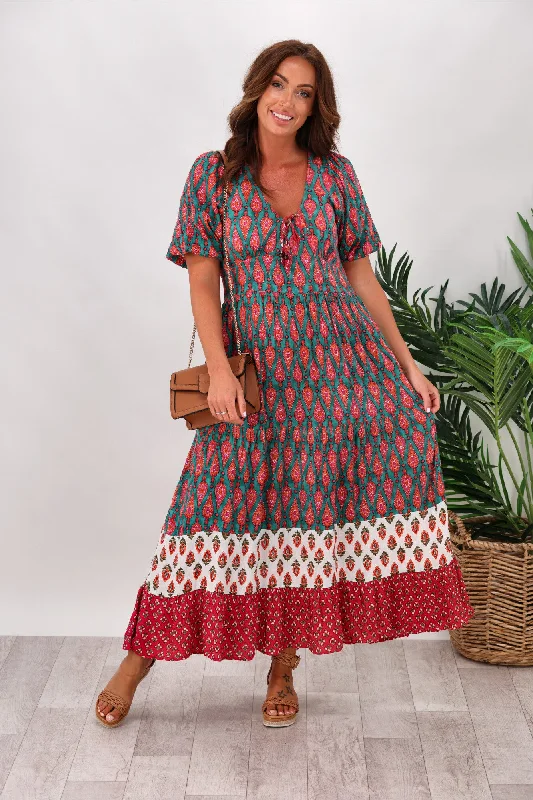 Printed Abstract Women Dress for a Modern and Artistic AppealJoop & Gypsy Ditsy Wanderer Majorca Dress Printed Abstract Women Dress for a Modern and Artistic AppealJoop & Gypsy Ditsy Wanderer Majorca Dress
