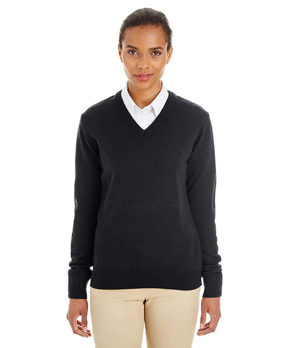 Women's zip - up sweatshirt in pastel blue for a soft and stylish outfitM420W - Harriton Ladies Pilbloc™ V-Neck Sweater | Black Women's zip - up sweatshirt in pastel blue for a soft and stylish outfitM420W - Harriton Ladies Pilbloc™ V-Neck Sweater | Black