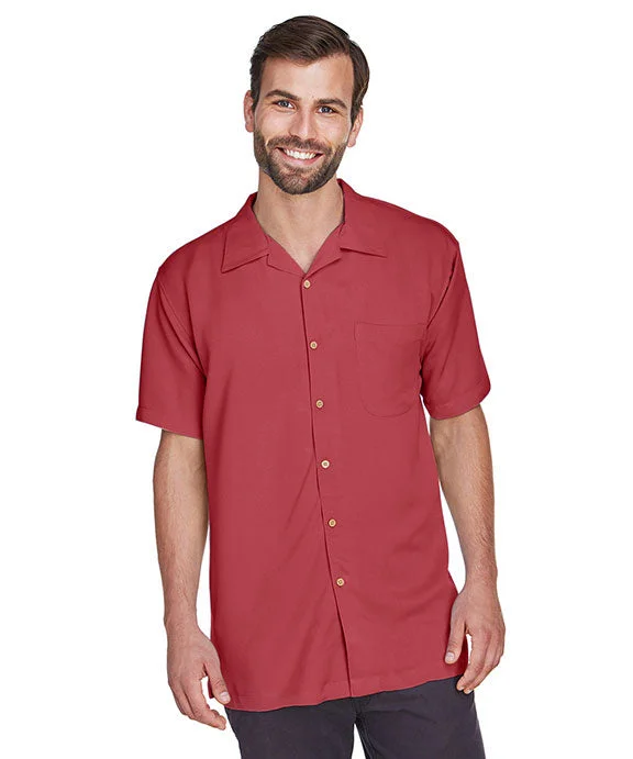 Women's zip - front sweatshirt with contrast stitching for a sporty aestheticM570 - Harriton Mens Bahama Cord Camp Shirt | Tile Red Women's zip - front sweatshirt with contrast stitching for a sporty aestheticM570 - Harriton Mens Bahama Cord Camp Shirt | Tile Red