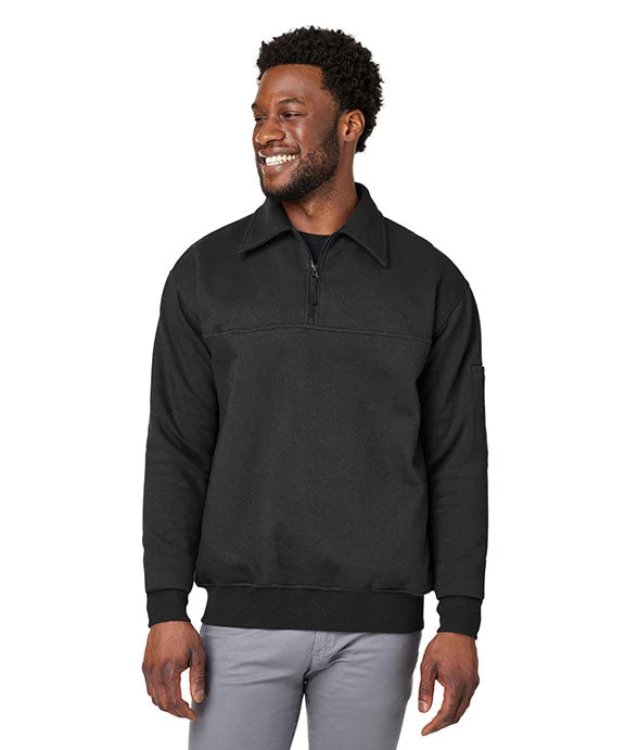 Women's quarter - zip sweatshirt made of organic cotton for eco - conscious fashionM712 - Harriton Mens ClimaBloc™ Heavyweight Tactical Quarter-Zip Women's quarter - zip sweatshirt made of organic cotton for eco - conscious fashionM712 - Harriton Mens ClimaBloc™ Heavyweight Tactical Quarter-Zip