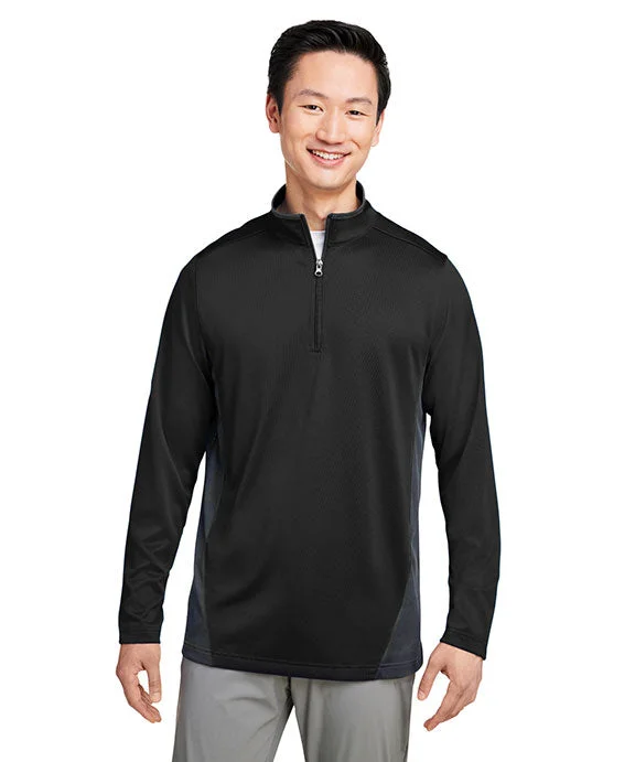 Women's crew - neck sweatshirt in a heather gray shade for a classic and versatile optionM786 - Harriton Mens Flash Snag Protection Plus IL Colorblock Quarter-Zip Women's crew - neck sweatshirt in a heather gray shade for a classic and versatile optionM786 - Harriton Mens Flash Snag Protection Plus IL Colorblock Quarter-Zip