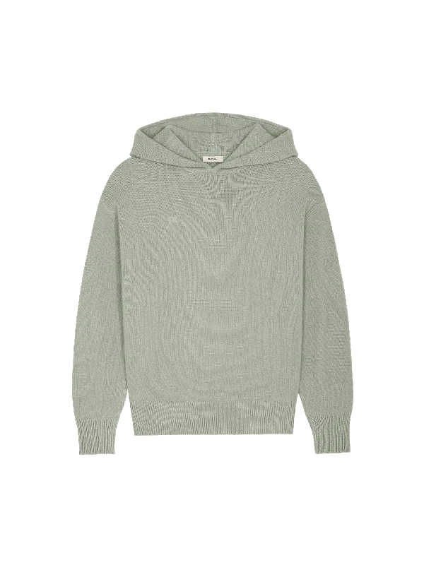 Women's tie - dye hoodie in bright colors for a retro and eye - catching styleMens DNA Recycled Cashmere Hoodie—moss green Women's tie - dye hoodie in bright colors for a retro and eye - catching styleMens DNA Recycled Cashmere Hoodie—moss green