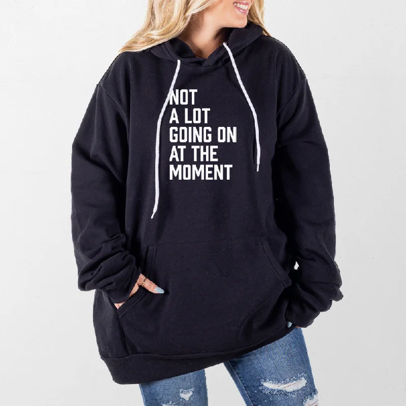 Women's tie - front hoodie in a lightweight fabric for summer layeringNot a Lot Going On Giant Hoodie Women's tie - front hoodie in a lightweight fabric for summer layeringNot a Lot Going On Giant Hoodie