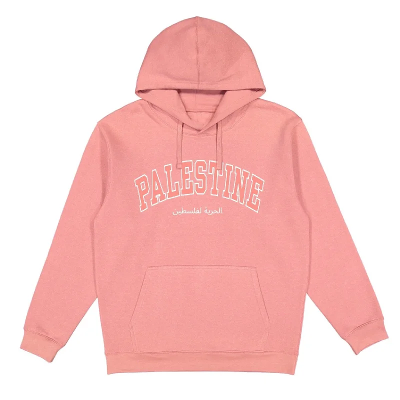 Women's quarter - zip sweatshirt made of organic cotton for eco - conscious fashionPalestine Varsity Hoodie Women's quarter - zip sweatshirt made of organic cotton for eco - conscious fashionPalestine Varsity Hoodie
