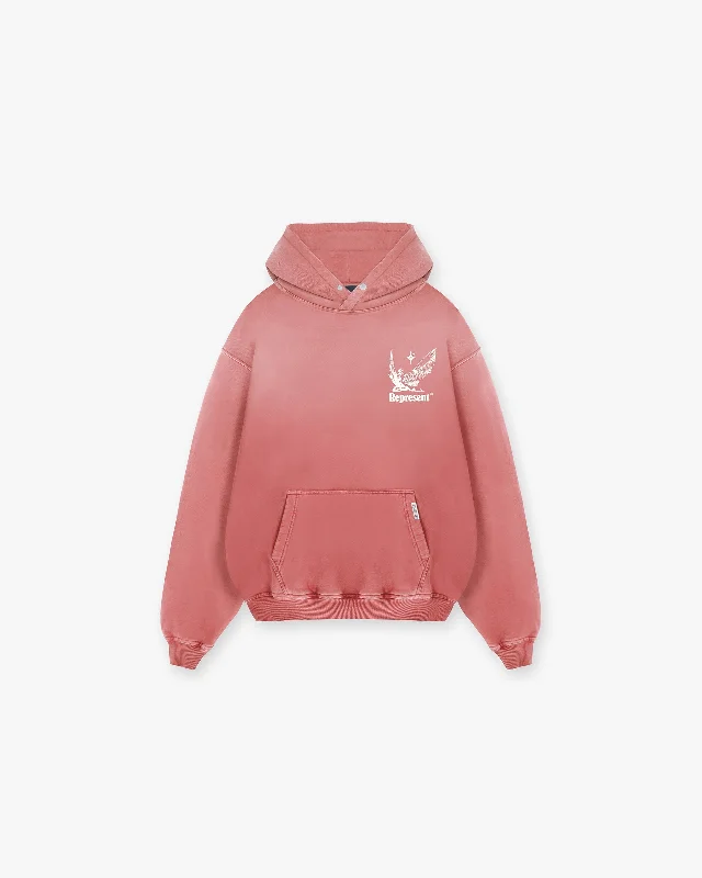 Women's cropped sweatshirt with a lace - trimmed hem for a romantic lookSpirits Of Summer Hoodie - Sunrise Women's cropped sweatshirt with a lace - trimmed hem for a romantic lookSpirits Of Summer Hoodie - Sunrise