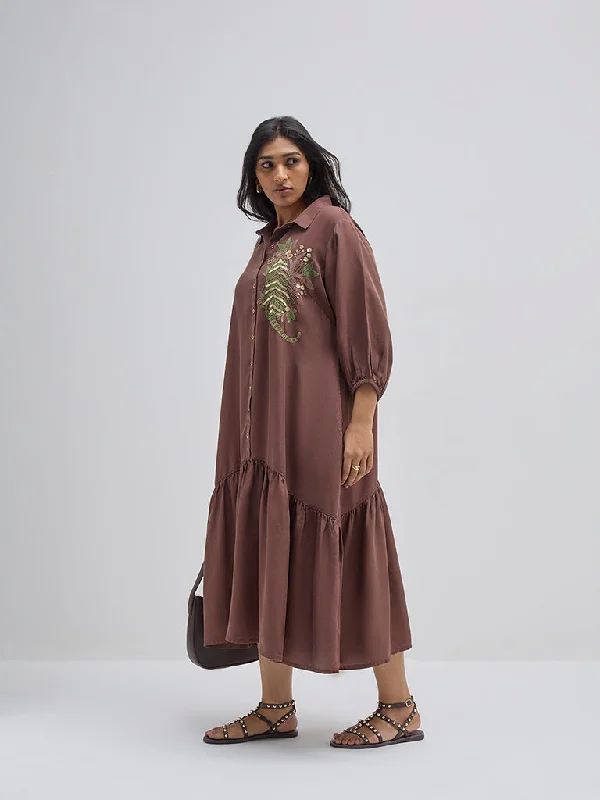 Mini Women Dress with a Short Hem for a Young and Trendy Style Mini Women Dress with a Short Hem for a Young and Trendy Style Diza Brown Animal Embroidered Cotton Tiered Dress Mini Women Dress with a Short Hem for a Young and Trendy Style Mini Women Dress with a Short Hem for a Young and Trendy Style Diza Brown Animal Embroidered Cotton Tiered Dress