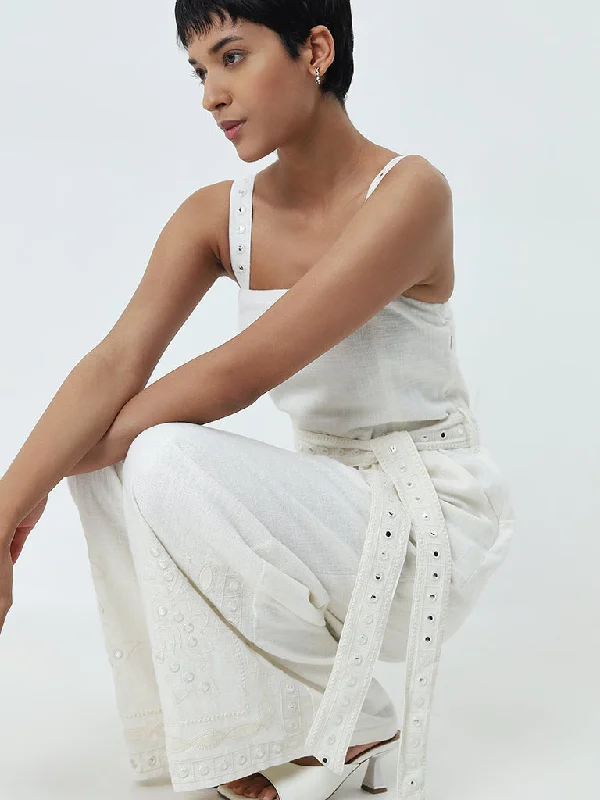 Backless Women Dress for a Sexy and Alluring Look at Evening Events Backless Women Dress for a Sexy and Alluring Look at Evening Events LOV Off-White Embellished Linen Blend Jumpsuit with Belt Backless Women Dress for a Sexy and Alluring Look at Evening Events Backless Women Dress for a Sexy and Alluring Look at Evening Events LOV Off-White Embellished Linen Blend Jumpsuit with Belt