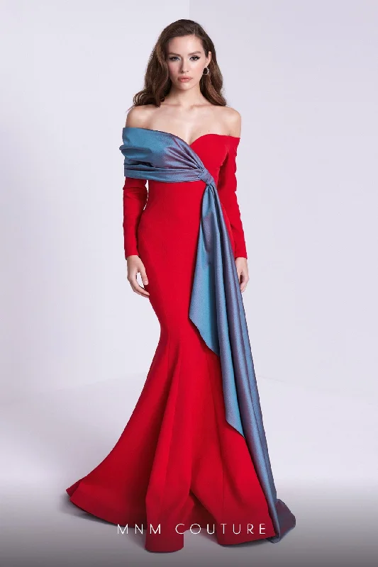 Mermaid - Style Women Dress with a Fitted Silhouette for Special Occasions Mermaid - Style Women Dress with a Fitted Silhouette for Special Occasions MNM Couture N0561 Mermaid - Style Women Dress with a Fitted Silhouette for Special Occasions Mermaid - Style Women Dress with a Fitted Silhouette for Special Occasions MNM Couture N0561