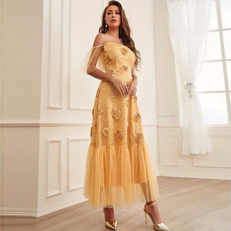 Sheath Women Dress with a Tailored Fit for a Professional Look Sheath Women Dress with a Tailored Fit for a Professional Look NiDELL ZG-21826 Women's . Sexy Suspender Dress French Yellow Mesh High Waist Embroidered A- line Skirt Dress Sheath Women Dress with a Tailored Fit for a Professional Look Sheath Women Dress with a Tailored Fit for a Professional Look NiDELL ZG-21826 Women's . Sexy Suspender Dress French Yellow Mesh High Waist Embroidered A- line Skirt Dress