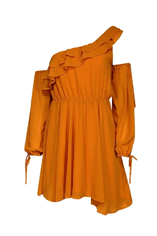 Ruffled Women Dress with Multiple Layers for a Playful and Girly Style Ruffled Women Dress with Multiple Layers for a Playful and Girly Style Michael Costello x Revolve - Orange One Shoulder Ruffled Mini Dress Sz XXS Ruffled Women Dress with Multiple Layers for a Playful and Girly Style Ruffled Women Dress with Multiple Layers for a Playful and Girly Style Michael Costello x Revolve - Orange One Shoulder Ruffled Mini Dress Sz XXS