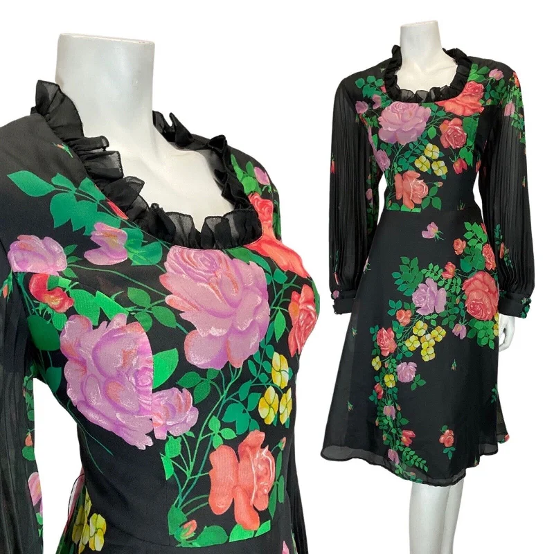 Sheath Women Dress with a Tailored Fit for a Professional Look Sheath Women Dress with a Tailored Fit for a Professional Look VINTAGE 60s 70s BLACK GREEN LILAC FLORAL PLEATED LONGSLEEVE SWING DRESS 14 16 Sheath Women Dress with a Tailored Fit for a Professional Look Sheath Women Dress with a Tailored Fit for a Professional Look VINTAGE 60s 70s BLACK GREEN LILAC FLORAL PLEATED LONGSLEEVE SWING DRESS 14 16