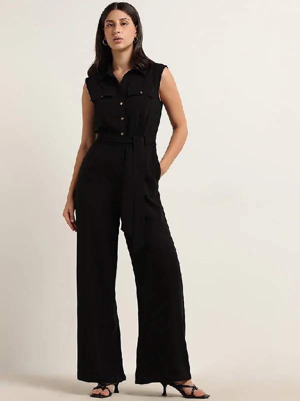 Off - the - Shoulder Women Dress for a Romantic and Feminine Look Off - the - Shoulder Women Dress for a Romantic and Feminine Look Wardrobe Black Solid Jumpsuit with Belt Off - the - Shoulder Women Dress for a Romantic and Feminine Look Off - the - Shoulder Women Dress for a Romantic and Feminine Look Wardrobe Black Solid Jumpsuit with Belt