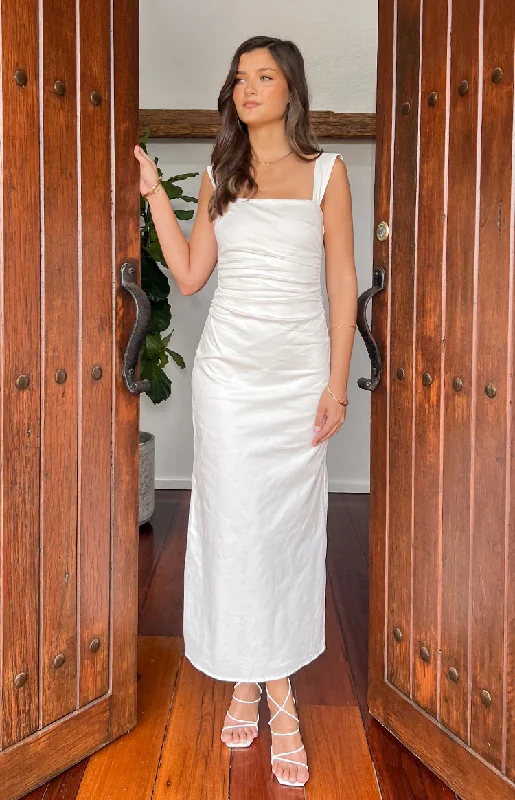 Maxi dresses with tassel accents for a fun and lively touchAngelic Aura White Maxi Dress Maxi dresses with tassel accents for a fun and lively touchAngelic Aura White Maxi Dress