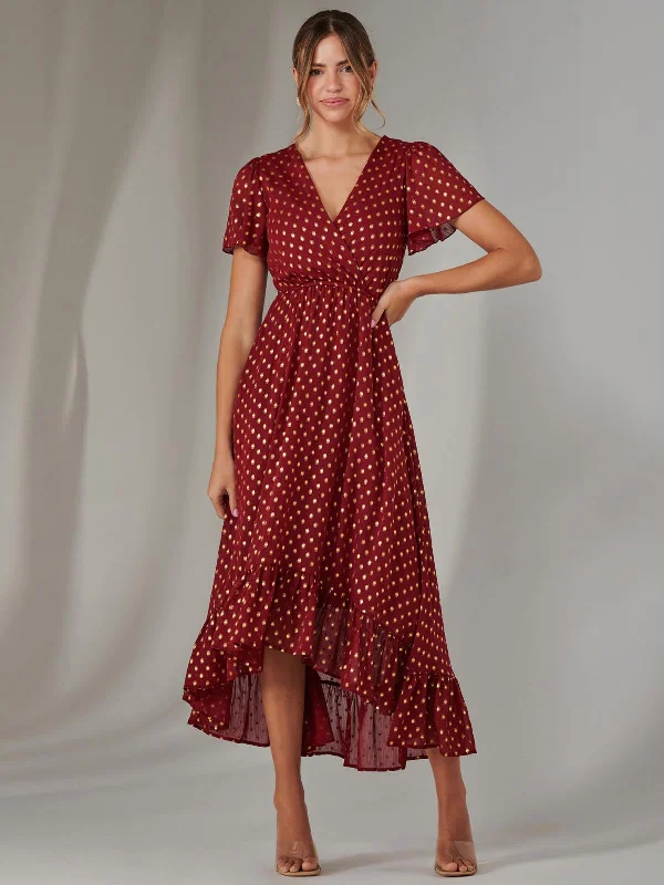 Maxi dresses with an empire waist for a flattering fit on all body typesChiffon Short Sleeve Midaxi Dress, Burgundy Maxi dresses with an empire waist for a flattering fit on all body typesChiffon Short Sleeve Midaxi Dress, Burgundy