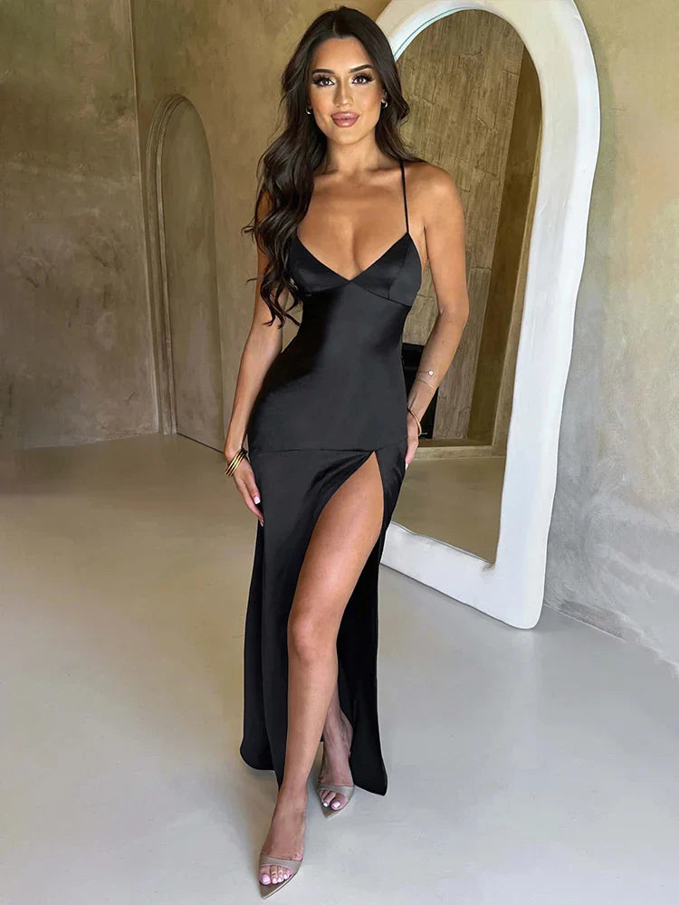 Animal print maxi dresses for a statement - making outfitLong Slim Bodycon Spaghetti Strap Split Nightclub Sexy Spring Summer Maxi Dress Animal print maxi dresses for a statement - making outfitLong Slim Bodycon Spaghetti Strap Split Nightclub Sexy Spring Summer Maxi Dress