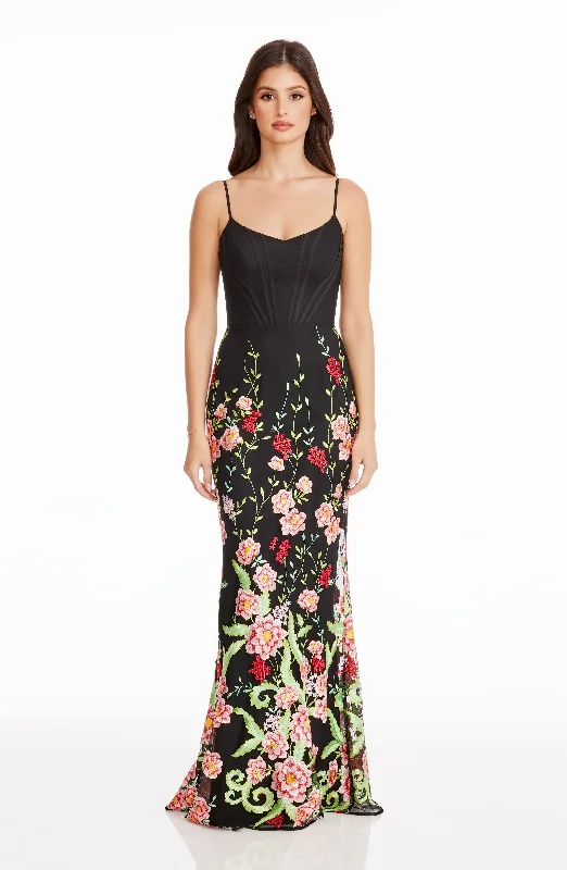 Maxi dresses with a halter neck for a stylish and sophisticated choiceGiovanna Floral Embroidered Gown Maxi dresses with a halter neck for a stylish and sophisticated choiceGiovanna Floral Embroidered Gown
