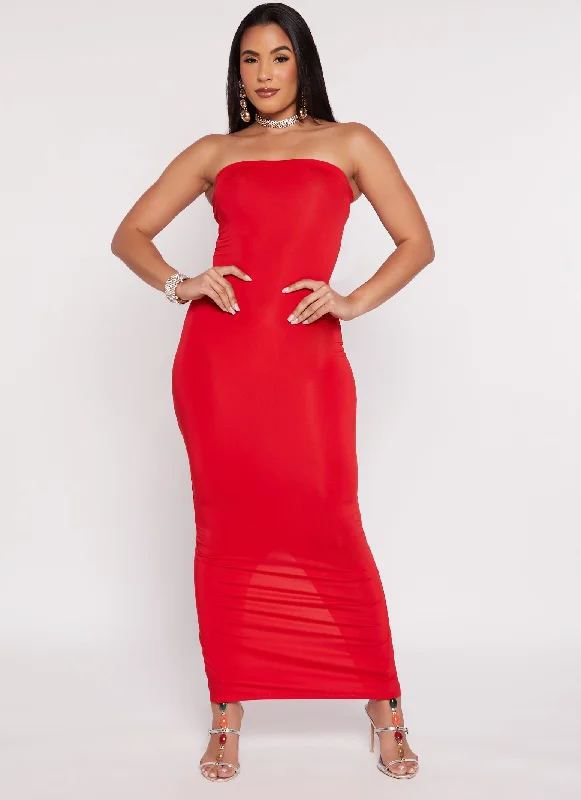 Cotton maxi dresses for a comfortable and everyday - wear optionDaisy Solid Maxi Tube Dress Cotton maxi dresses for a comfortable and everyday - wear optionDaisy Solid Maxi Tube Dress