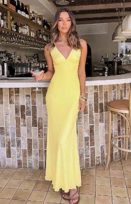 Maxi dresses with beaded embellishments for a fancy and luxurious eventSunflower Yellow Mesh Maxi Dress Maxi dresses with beaded embellishments for a fancy and luxurious eventSunflower Yellow Mesh Maxi Dress