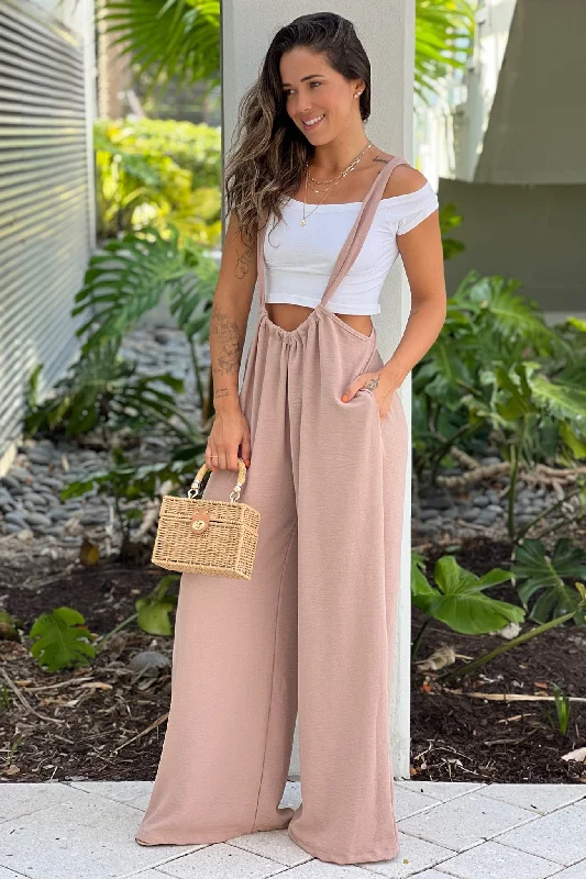 Maxi dresses with off - the - shoulder styles for a romantic and breezy lookToast Jumpsuit With Pockets And Tie Back Maxi dresses with off - the - shoulder styles for a romantic and breezy lookToast Jumpsuit With Pockets And Tie Back