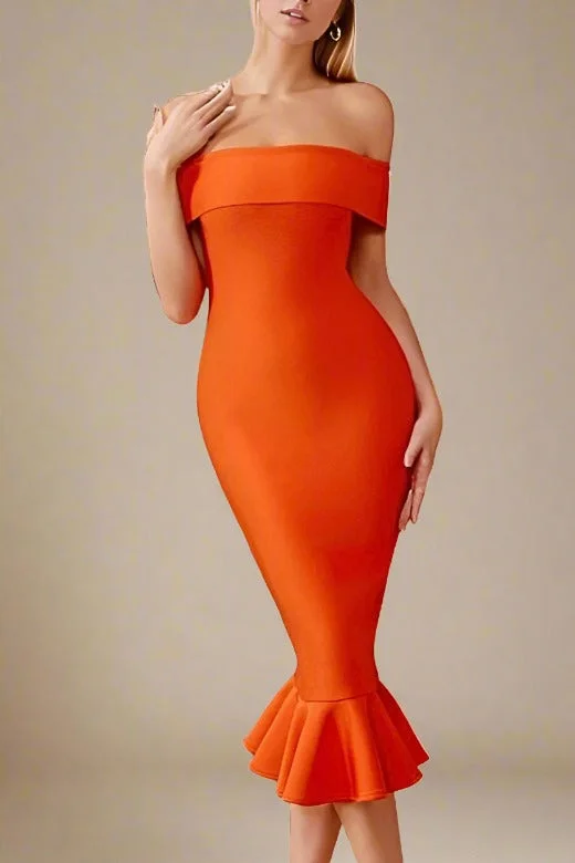 Midi dresses with fringe details for a fun and energetic styleMandy Bodycon Midi Dress - Apricot Orange Midi dresses with fringe details for a fun and energetic styleMandy Bodycon Midi Dress - Apricot Orange