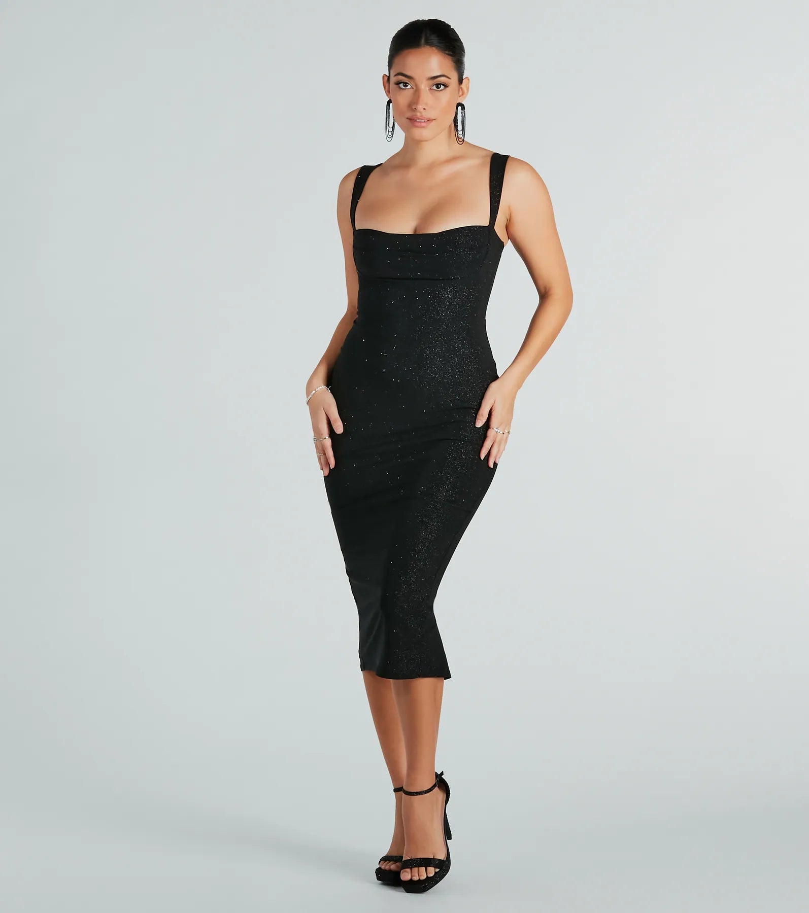 Midi dresses with pleated skirts for a timeless and elegant appealMarcella Formal Glitter Sleeveless Midi Dress Midi dresses with pleated skirts for a timeless and elegant appealMarcella Formal Glitter Sleeveless Midi Dress
