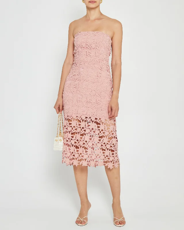 High - low midi dresses with geometric patterns for a modern partyNelle Dress