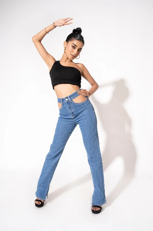 Plus Size Men's Bootcut Jeans with a Relaxed Waist for a Classic and Comfortable FitCut Out High Waist Straight Leg Jeans Plus Size Men's Bootcut Jeans with a Relaxed Waist for a Classic and Comfortable FitCut Out High Waist Straight Leg Jeans