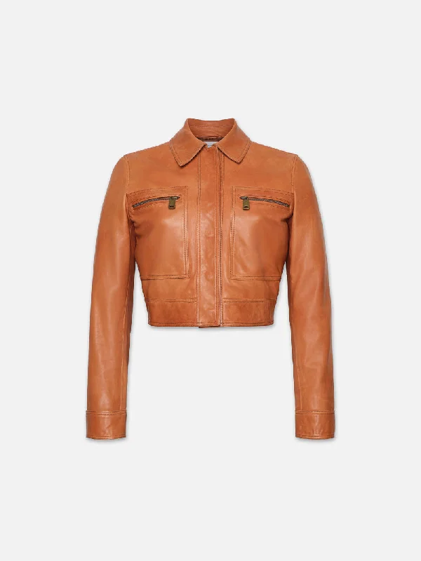 Men's Distressed Jeans with Patches for a Retro and DIY - Inspired AppearanceFitted Leather Moto Jacket -- Light Whiskey Men's Distressed Jeans with Patches for a Retro and DIY - Inspired AppearanceFitted Leather Moto Jacket -- Light Whiskey
