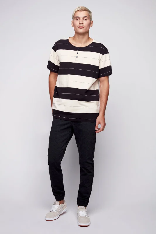 Men's Distressed Jeans with Patches for a Retro and DIY - Inspired AppearanceJAGGER - 5 Pocket Classic Ponte Knit Jogger - Charcoal Heather Men's Distressed Jeans with Patches for a Retro and DIY - Inspired AppearanceJAGGER - 5 Pocket Classic Ponte Knit Jogger - Charcoal Heather