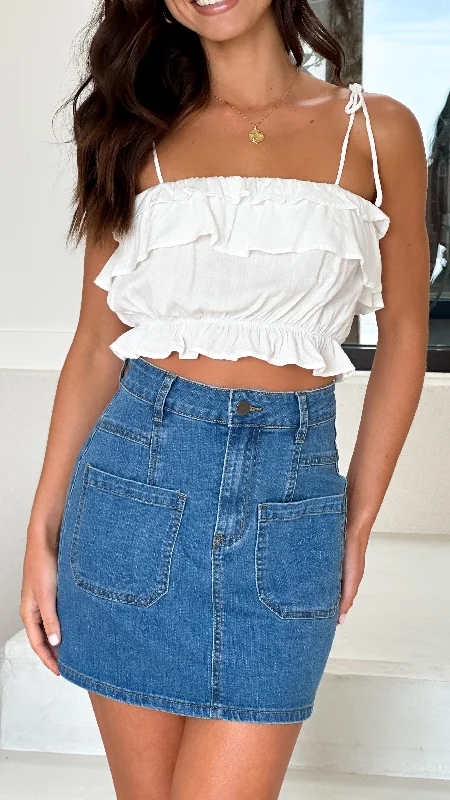 Plus Size Men's Relaxed Fit Jeans with a Tapered Leg for a Laid - Back VibeNaylor Skirt - Dark Denim Plus Size Men's Relaxed Fit Jeans with a Tapered Leg for a Laid - Back VibeNaylor Skirt - Dark Denim