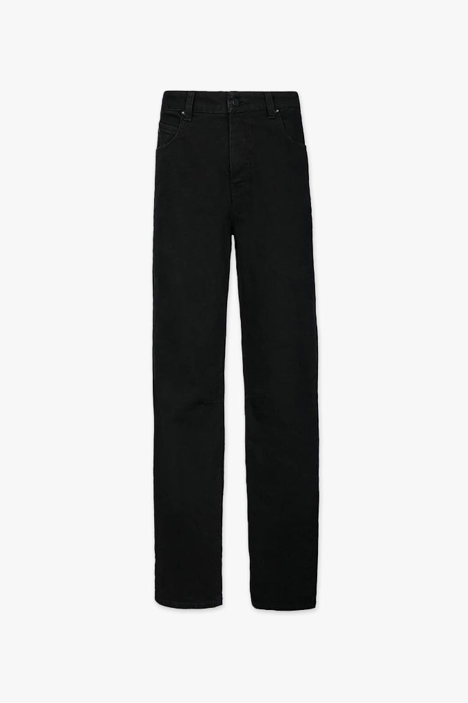 Men's Jeans with a Hidden Coin Pocket for Added ConvenienceRELAXED SLIM FIT JEANS | BLACK STONE WASH