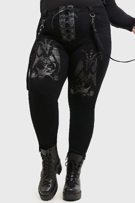 Women's pants for garden parties Colored women jeans in vibrant hues like red and yellow Baphster Jeans [PLUS]