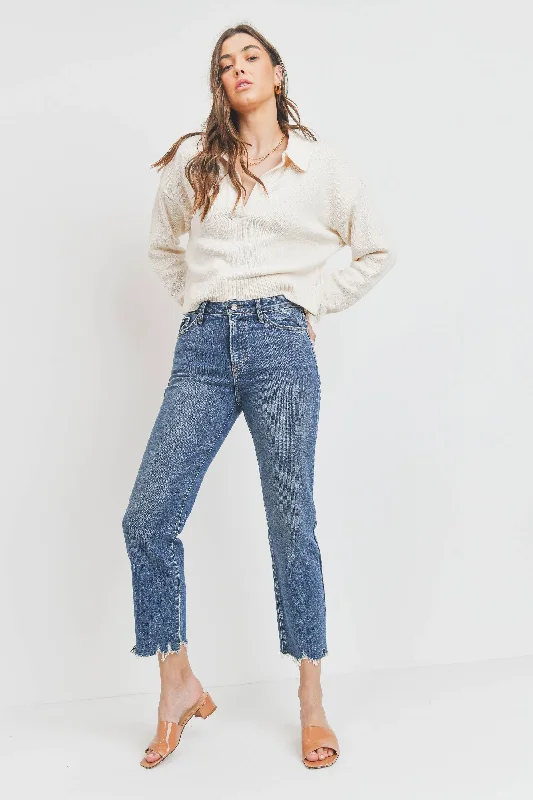 Women's on - sale casual pants Light - wash women jeans for a fresh and summery appearance The Vintage Straight BP304J Women's on - sale casual pants Light - wash women jeans for a fresh and summery appearance The Vintage Straight BP304J