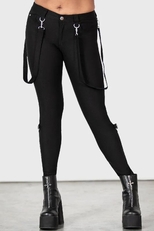 Women's long - length casual pants Straight - leg women jeans with a classic and timeless appeal Drakor Trousers
