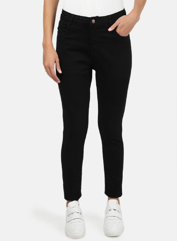 Women's long - sleeve jumpsuit pants Straight - leg women jeans with a classic and timeless appeal Womens Black Slim Denim Women's long - sleeve jumpsuit pants Straight - leg women jeans with a classic and timeless appeal Womens Black Slim Denim