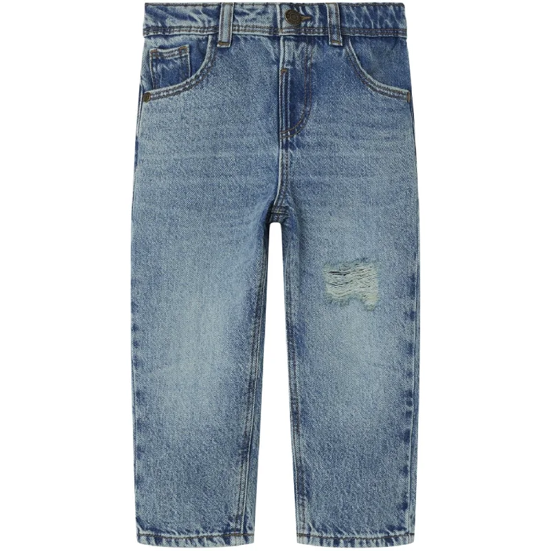 Women's cotton jogger pants Acid - wash women jeans with a retro finish Name It Medium Blue Denim Silas Tapered Jeans Women's cotton jogger pants Acid - wash women jeans with a retro finish Name It Medium Blue Denim Silas Tapered Jeans