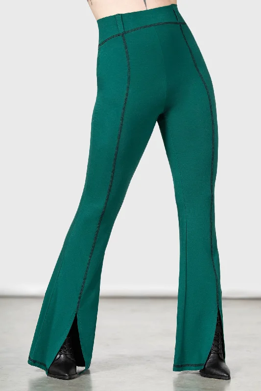 Women's skinny jeans pants High - waisted women jeans for a flattering silhouette Santaleles Bootcut Trousers