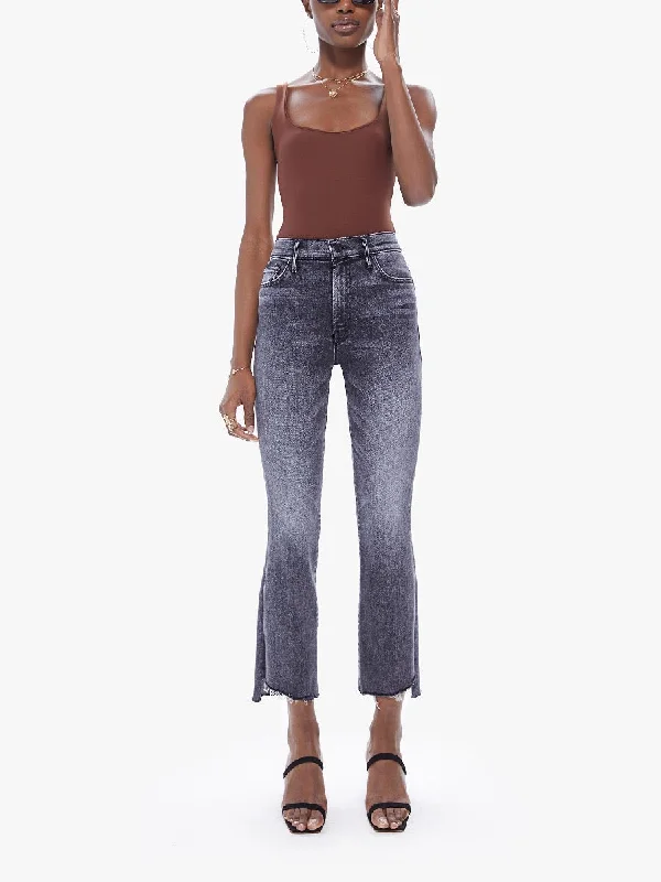Women's pants for cocktail parties Distressed women jeans for a trendy and edgy look The Insider Crop Step Fray