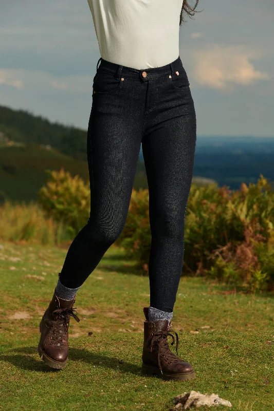 Women's pants for snowboarding Button - fly women jeans with a traditional touch The Skinny Outdoor Jeans - Dark Blue Denim Women's pants for snowboarding Button - fly women jeans with a traditional touch The Skinny Outdoor Jeans - Dark Blue Denim