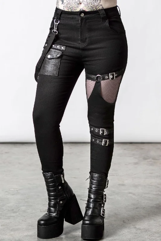 Women's polka - dot dressy pants Distressed women jeans for a trendy and edgy look Warrior Witch Jeans Women's polka - dot dressy pants Distressed women jeans for a trendy and edgy look Warrior Witch Jeans