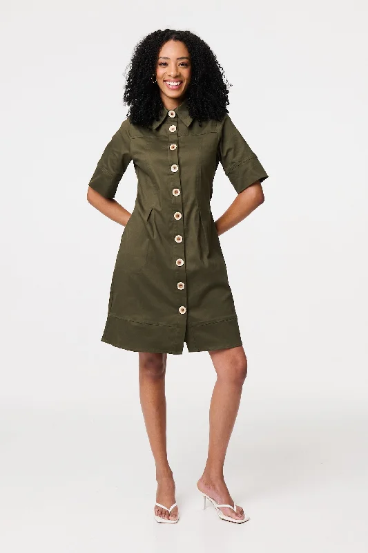 Mini dresses with embroidered details for a unique touchBoxy Button Down Shirt Mini Dress Mini dresses with embroidered details for a unique touchBoxy Button Down Shirt Mini Dress