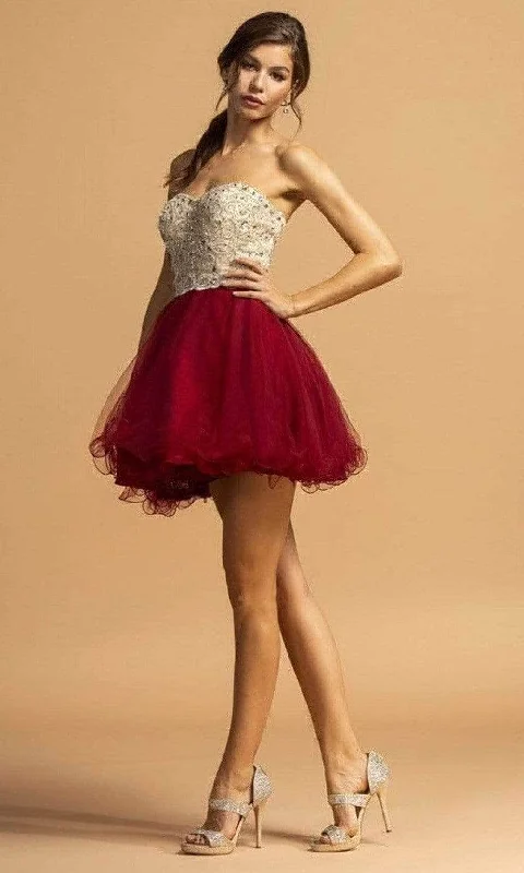 Asymmetric - hem cocktail dresses in a bold color for a fashion - forward lookAspeed Design S2086 - Embellished Sweetheart Cocktail Dress Asymmetric - hem cocktail dresses in a bold color for a fashion - forward lookAspeed Design S2086 - Embellished Sweetheart Cocktail Dress
