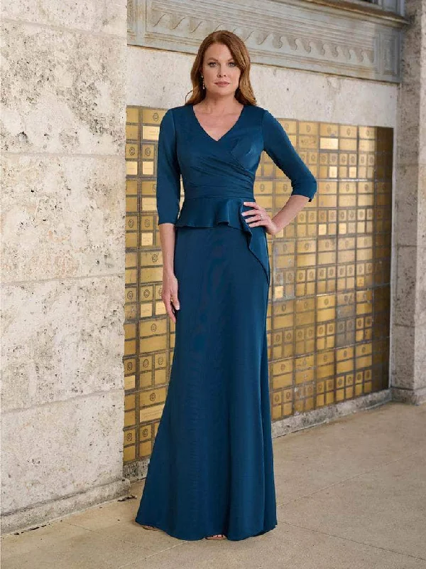 Off - the - shoulder wedding guest dresses in chiffonChristina Wu Eleganve 17176 - Asymmetric Peplum V-Neck Evening Gown Off - the - shoulder wedding guest dresses in chiffonChristina Wu Eleganve 17176 - Asymmetric Peplum V-Neck Evening Gown