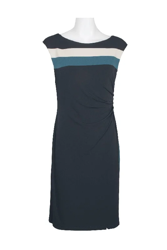 Satin cocktail dresses with a high - low hem for a modern touchConnected Apparel Short Sleeveless Fitted Dress Satin cocktail dresses with a high - low hem for a modern touchConnected Apparel Short Sleeveless Fitted Dress